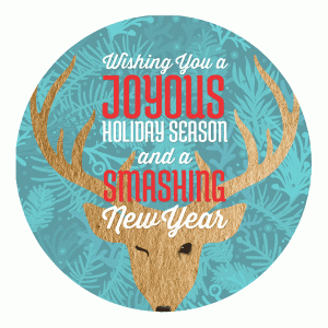 Reindeer Holiday Card