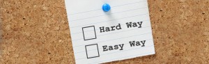 Hard Way vs. the Easy way