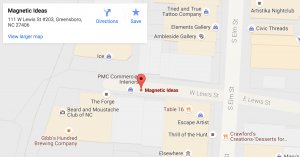 Magnetic Ideas office at HQ Greensboro