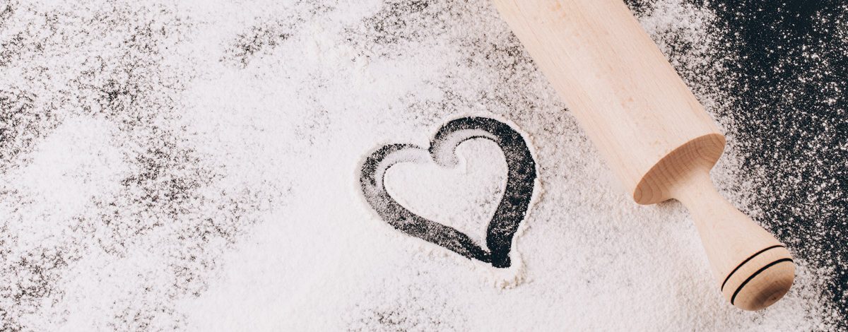 Heart in white powder - Holiday gifts from the heart, Show Appreciation at the Holidays